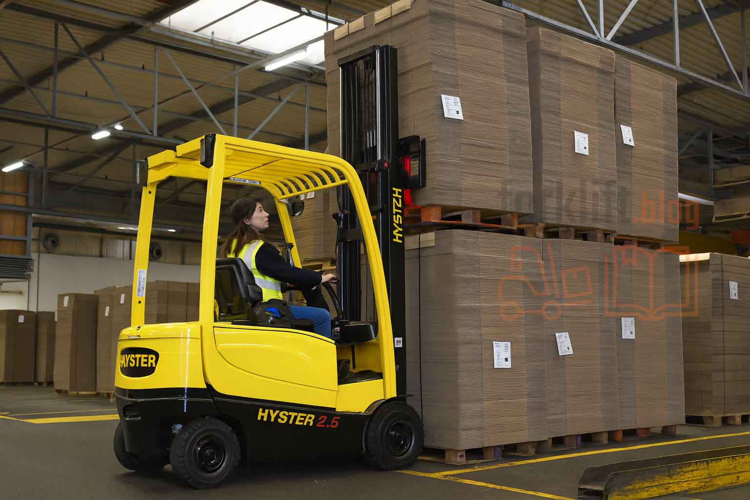 Зачем сжигать дизель, если Hyster J2.2-3.5XN тянет 3,5 тонны на батарее?
