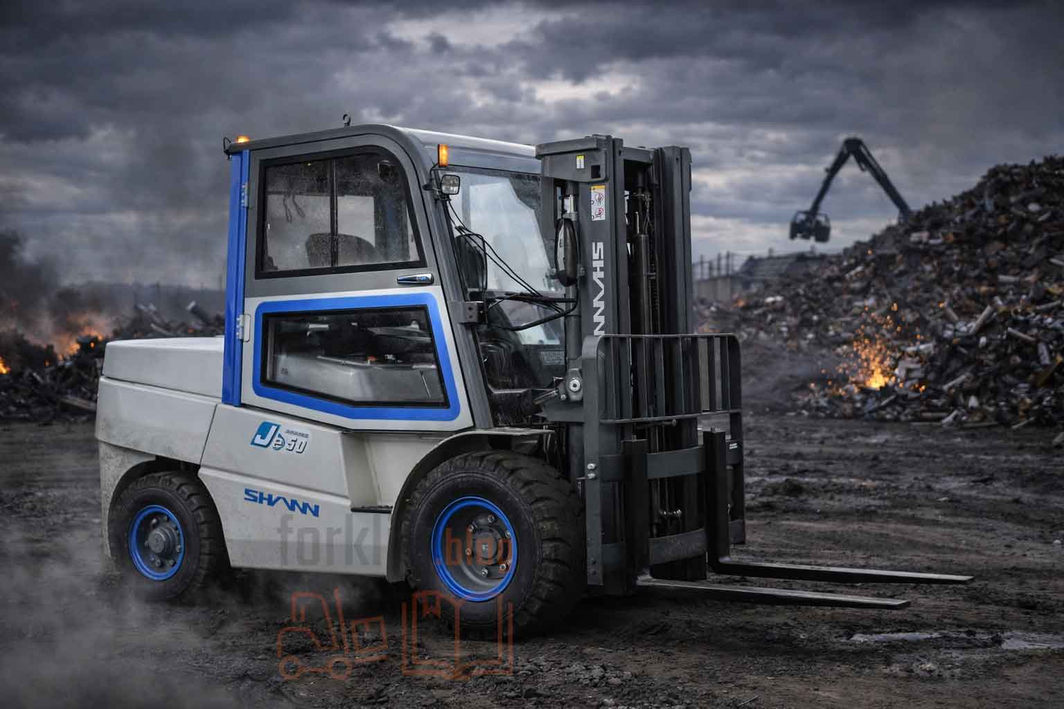 Электромобильный вилочный погрузчик Shann FB 50 mini: обзор складского универсала нового поколения