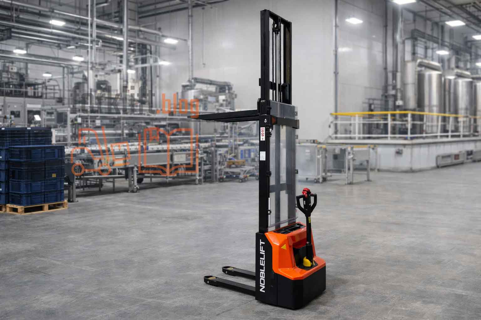 Штабелер Noblelift PS E12B: где заканчивается ручной труд и начинается механизация