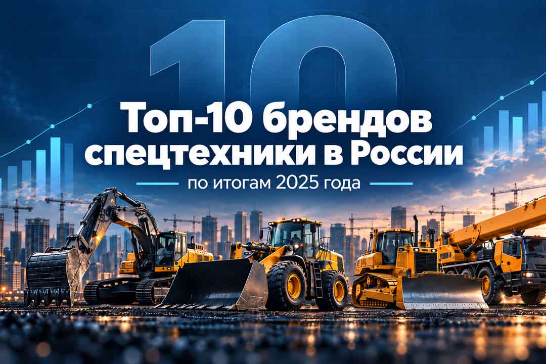 Экскаватор Ру определил самые продаваемые бренды спецтехники в России по итогам 2025 года
