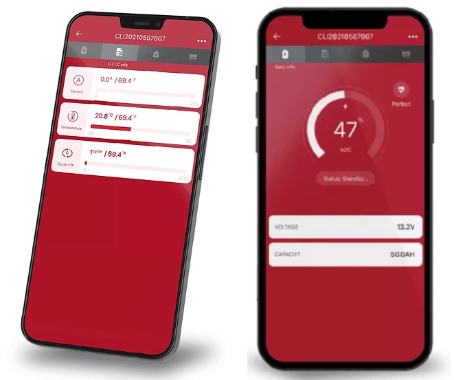 Приложение для управления Bluetooth-аккумуляторами