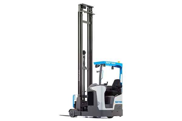 Ричтрак SHANN с гладкими полиуретановыми колесами для работы на ровных складских полах