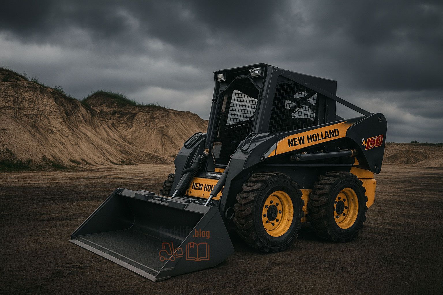 Маленький гладиатор стройки: мини-погрузчик New Holland L160