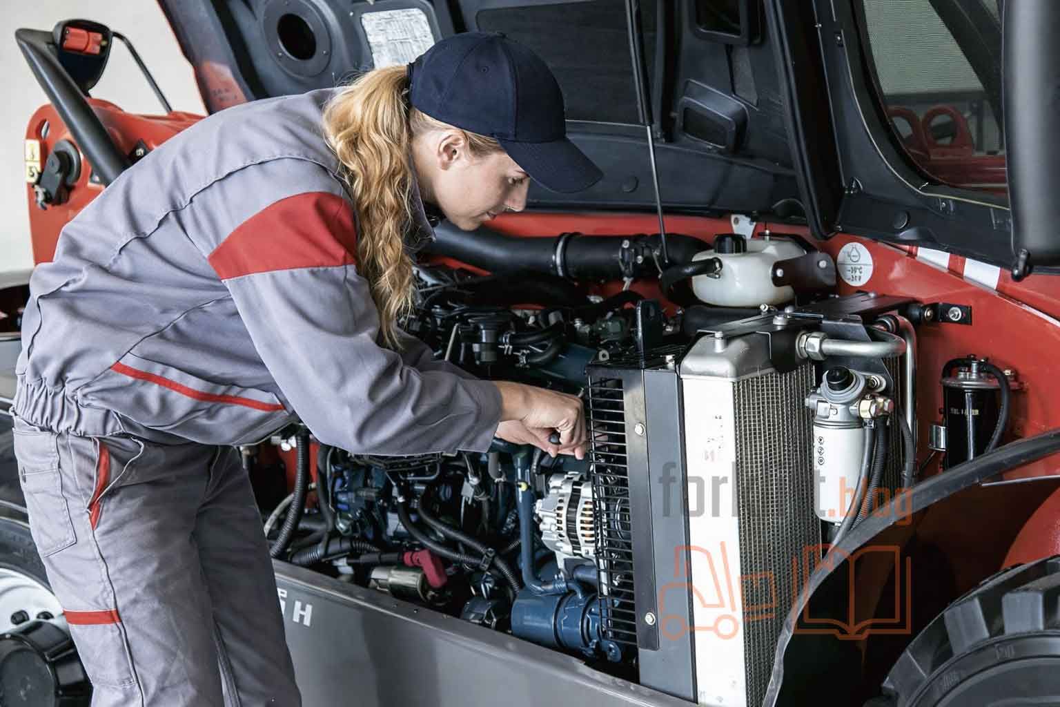 Профилактика и ремонт гидравлической системы вилочного погрузчика