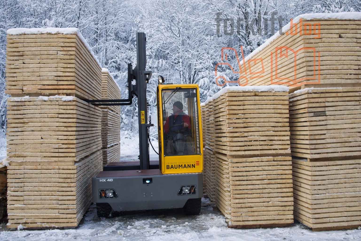 BAUMANN HX 30–50: зачем складам нужен боковой погрузчик для длинномерных грузов