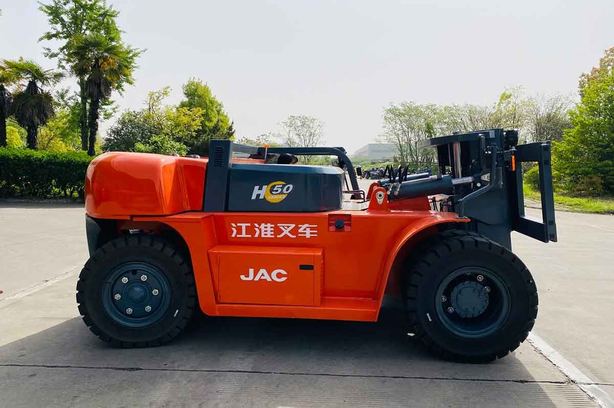JAC CPCD50SY: Трюмный дизельный вилочный погрузчик для работы на вервях
