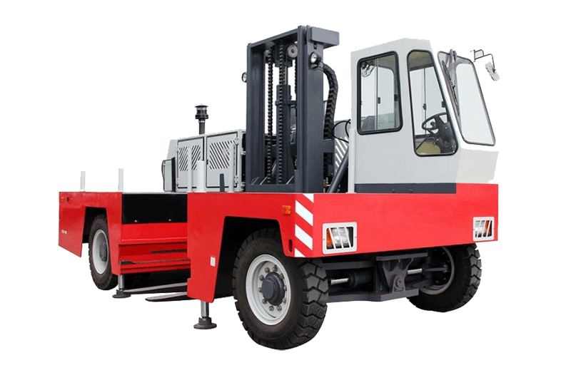 JAC CCCD60 транспортирует трубы на строительной площадке